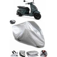 Coverplus Peugeot Django 50 Gri Arka Çanta Uyumlu Su Geçirmez Motosiklet Brandası