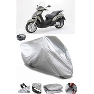 Coverplus Peugeot Geopolis 300 Gri Arka Çanta Uyumlu Su Geçirmez Motosiklet Brandası