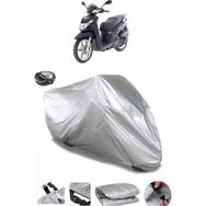 Coverplus Peugeot LXR 200I Gri Arka Çanta Uyumlu Su Geçirmez Motosiklet Brandası