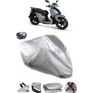 Coverplus Peugeot Tweet 200 Gri Arka Çanta Uyumlu Su Geçirmez Motosiklet Brandası