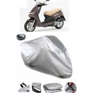 Coverplus Peugeot Vivacity 125 Gri Arka Çanta Uyumlu Su Geçirmez Motosiklet Brandası