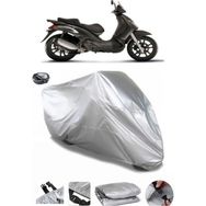Coverplus Piaggio Beverly 250 Gri Arka Çanta Uyumlu Su Geçirmez Motosiklet Brandası