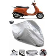 Coverplus Piaggio ET4 150 Gri Arka Çanta Uyumlu Su Geçirmez Motosiklet Brandası
