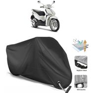 Coverplus Piaggio Liberty 150 Siyah Motosiklet Branda