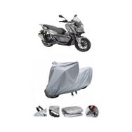 Coverplus QJ ATR125 Gri Su Geçirmez Motosiklet Brandası