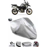 Coverplus QJ SRT 700 X Gri Arka Çanta Uyumlu Su Geçirmez Motosiklet Brandası