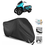 Coverplus Qooder Quadro 4D Siyah Motosiklet Branda