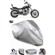 Coverplus Regal Raptor Classic 125 Gri Arka Çanta Uyumlu Su Geçirmez Motosiklet Brandası