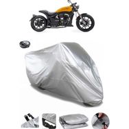 Coverplus Regal Raptor Pilder 125 Gri Arka Çanta Uyumlu Su Geçirmez Motosiklet Brandası