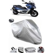 Coverplus RKS Blade 350 Gri Arka Çanta Uyumlu Su Geçirmez Motosiklet Brandası