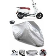 Coverplus RKS Galaxy Gold 125 Gri Arka Çanta Uyumlu Su Geçirmez Motosiklet Brandası