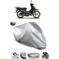 Coverplus RKS Jaguar 100 Gri Arka Çanta Uyumlu Su Geçirmez Motosiklet Brandası