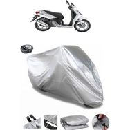 Coverplus RKS Outlook 150 Gri Arka Çanta Uyumlu Su Geçirmez Motosiklet Brandası
