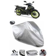 Coverplus RKS Sniper 100 Gri Arka Çanta Uyumlu Su Geçirmez Motosiklet Brandası