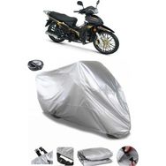 Coverplus RKS Sniper 50 Pro Gri Arka Çanta Uyumlu Su Geçirmez Motosiklet Brandası
