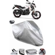 Coverplus RKS Titanium 220 Gri Arka Çanta Uyumlu Su Geçirmez Motosiklet Brandası