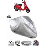 Coverplus RMG Moto Gusto Diva 50 Gri Arka Çanta Uyumlu Su Geçirmez Motosiklet Brandası