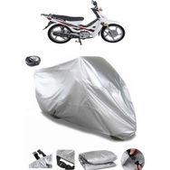 Coverplus RMG Moto Gusto Monza 100 Gri Arka Çanta Uyumlu Su Geçirmez Motosiklet Brandası