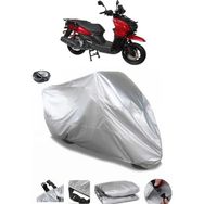 Coverplus RMG Moto Gusto Panzer 125 Gri Arka Çanta Uyumlu Su Geçirmez Motosiklet Brandası