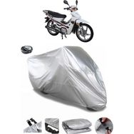 Coverplus RMG Moto Gusto Spark Gri Arka Çanta Uyumlu Su Geçirmez Motosiklet Brandası