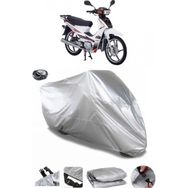 Coverplus Salcano Spider 100 Gri Arka Çanta Uyumlu Su Geçirmez Motosiklet Brandası