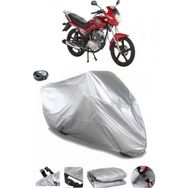 Coverplus Salcano Tiger 100 Sport Gri Arka Çanta Uyumlu Su Geçirmez Motosiklet Brandası