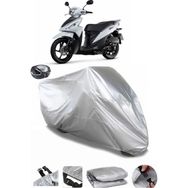 Coverplus Suzuki Address 110 Gri Arka Çanta Uyumlu Su Geçirmez Motosiklet Brandası