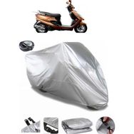 Coverplus Suzuki AN 125 HK Gri Arka Çanta Uyumlu Su Geçirmez Motosiklet Brandası