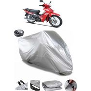 Coverplus Suzuki Best 110 Gri Arka Çanta Uyumlu Su Geçirmez Motosiklet Brandası