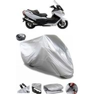 Coverplus Suzuki Burgman AN 650 ABS Gri Arka Çanta Uyumlu Su Geçirmez Motosiklet Brandası