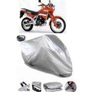 Coverplus Suzuki DR650 RS Gri Arka Çanta Uyumlu Su Geçirmez Motosiklet Brandası
