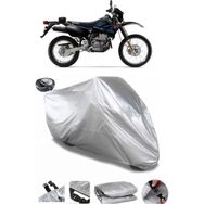Coverplus Suzuki DRZ400 S Gri Arka Çanta Uyumlu Su Geçirmez Motosiklet Brandası