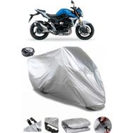 Coverplus Suzuki GSR 750 Gri Arka Çanta Uyumlu Su Geçirmez Motosiklet Brandası