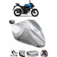 Coverplus Suzuki GSX-S 125 Gri Arka Çanta Uyumlu Su Geçirmez Motosiklet Brandası