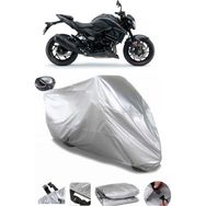 Coverplus Suzuki GSX-S 750 ABS Gri Arka Çanta Uyumlu Su Geçirmez Motosiklet Brandası