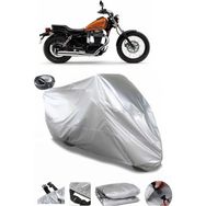 Coverplus Suzuki LS 650 Savage Gri Arka Çanta Uyumlu Su Geçirmez Motosiklet Brandası