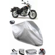Coverplus Suzuki Marauder 250 Gri Arka Çanta Uyumlu Su Geçirmez Motosiklet Brandası