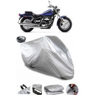 Coverplus Suzuki Marauder 800 Gri Arka Çanta Uyumlu Su Geçirmez Motosiklet Brandası