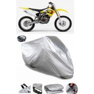 Coverplus Suzuki RM Z250 Gri Arka Çanta Uyumlu Su Geçirmez Motosiklet Brandası