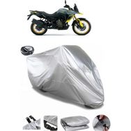 Coverplus Suzuki V-Strom 800 DE Gri Arka Çanta Uyumlu Su Geçirmez Motosiklet Brandası