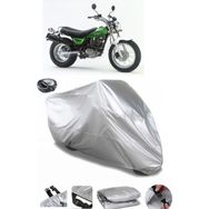 Coverplus Suzuki Vanvan 200 Gri Arka Çanta Uyumlu Su Geçirmez Motosiklet Brandası