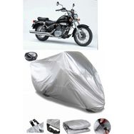 Coverplus Suzuki VL 250 Intruder Gri Arka Çanta Uyumlu Su Geçirmez Motosiklet Brandası