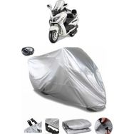Coverplus Sym GTS 250L Evo Arka Çanta Uyumlu Su Geçirmez Gri Motosiklet Brandası