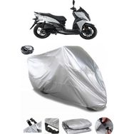 Coverplus Sym Jet 14 200L ABS Arka Çanta Uyumlu Su Geçirmez Gri Motosiklet Brandası