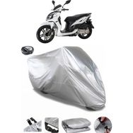 Coverplus Sym Symphony SR 125 Arka Çanta Uyumlu Su Geçirmez Gri Motosiklet Brandası