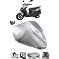 Coverplus Sym Symply 125 Arka Çanta Uyumlu Su Geçirmez Gri Motosiklet Brandası