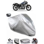 Coverplus Triumph Bonneville Speed Master Arka Çanta Uyumlu Su Geçirmez Gri Motosiklet Brandası