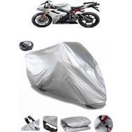 Coverplus Triumph Daytona 675 R Arka Çanta Uyumlu Su Geçirmez Gri Motosiklet Brandası