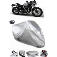 Coverplus Triumph Street Cup Arka Çanta Uyumlu Su Geçirmez Gri Motosiklet Brandası