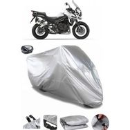 Coverplus Triumph Tiger 1200 XCA Arka Çanta Uyumlu Su Geçirmez Gri Motosiklet Brandası